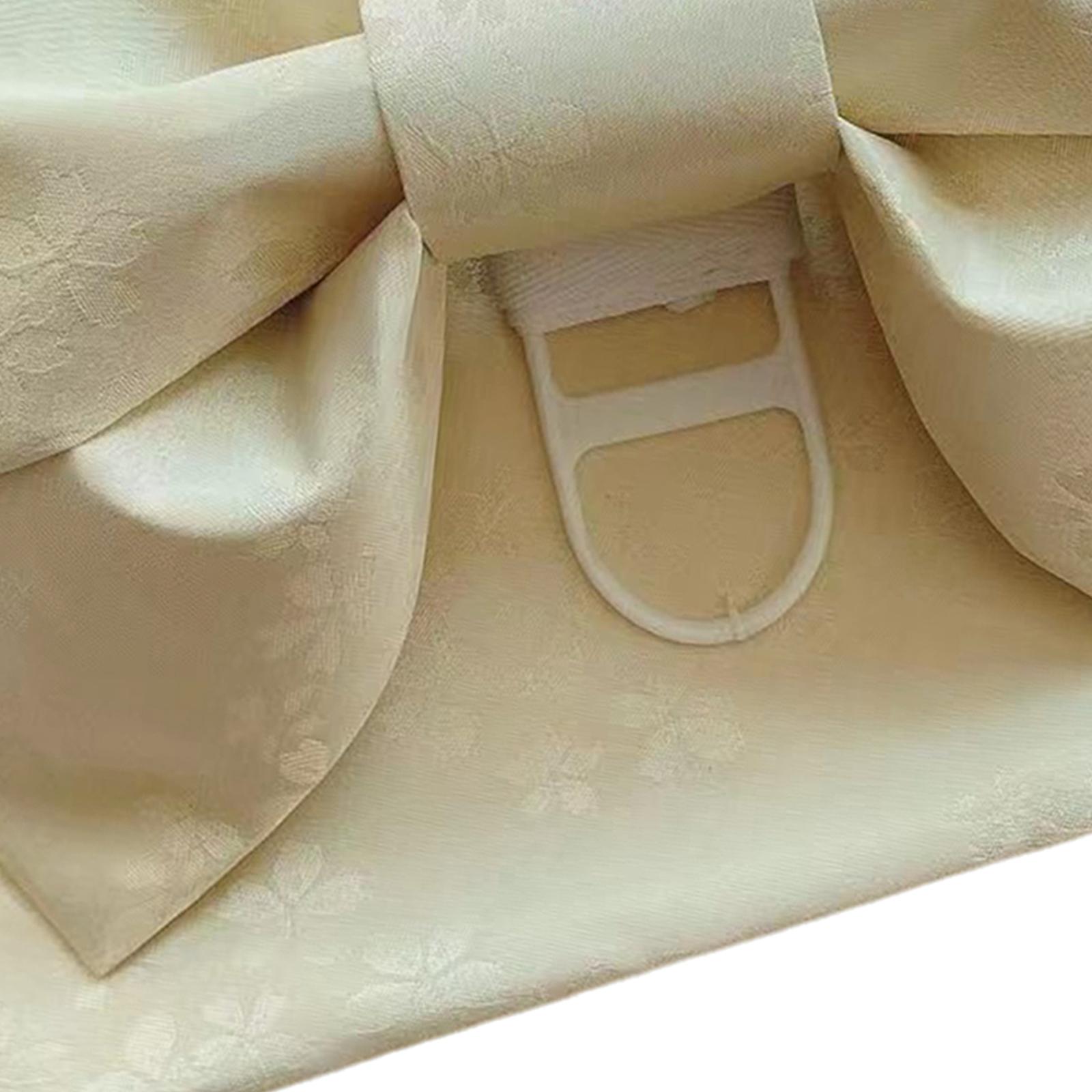 Bow Tie Pre Tied - レトロ調の日本のサッシュベルト、あらかじめ結び済みのリボン付き、クラシックで伝統的なデザインのウエストベルト、無地のジャカード生地、夏の女性向け、結婚式にも。
