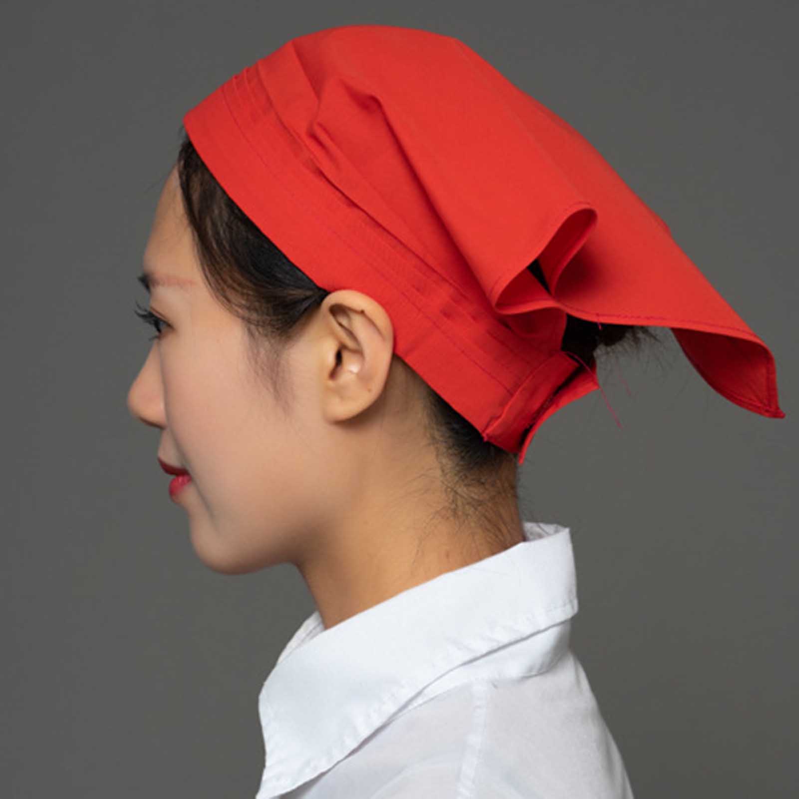 コットン製三角バンダナ、レストランスタッフ用帽子、衛生作業用 - Bandana Cotton のレビューと価格