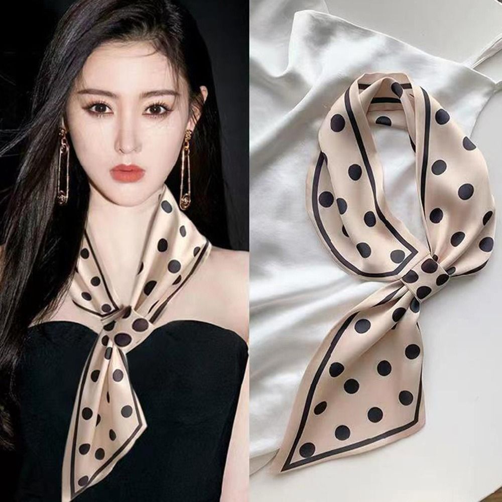 ファッション日焼け止めシルクスカーフスナップファスナー薄型よ - Silk Neck Scarf のレビューと価格
