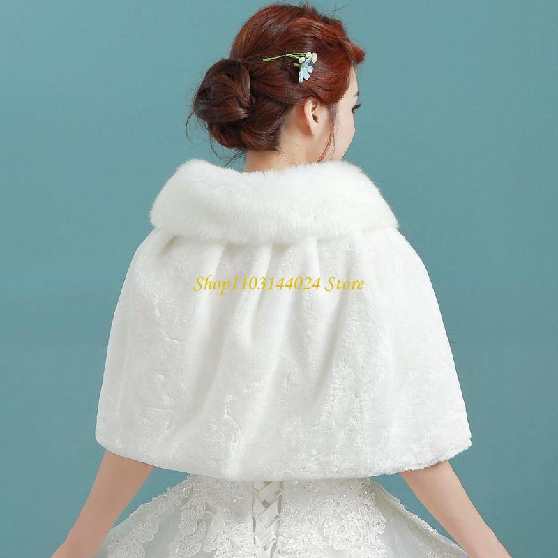 N5KE レディース 冬 厚みのある プラッシュ ラップ ス - Stole Wedding Shawl のレビューと価格