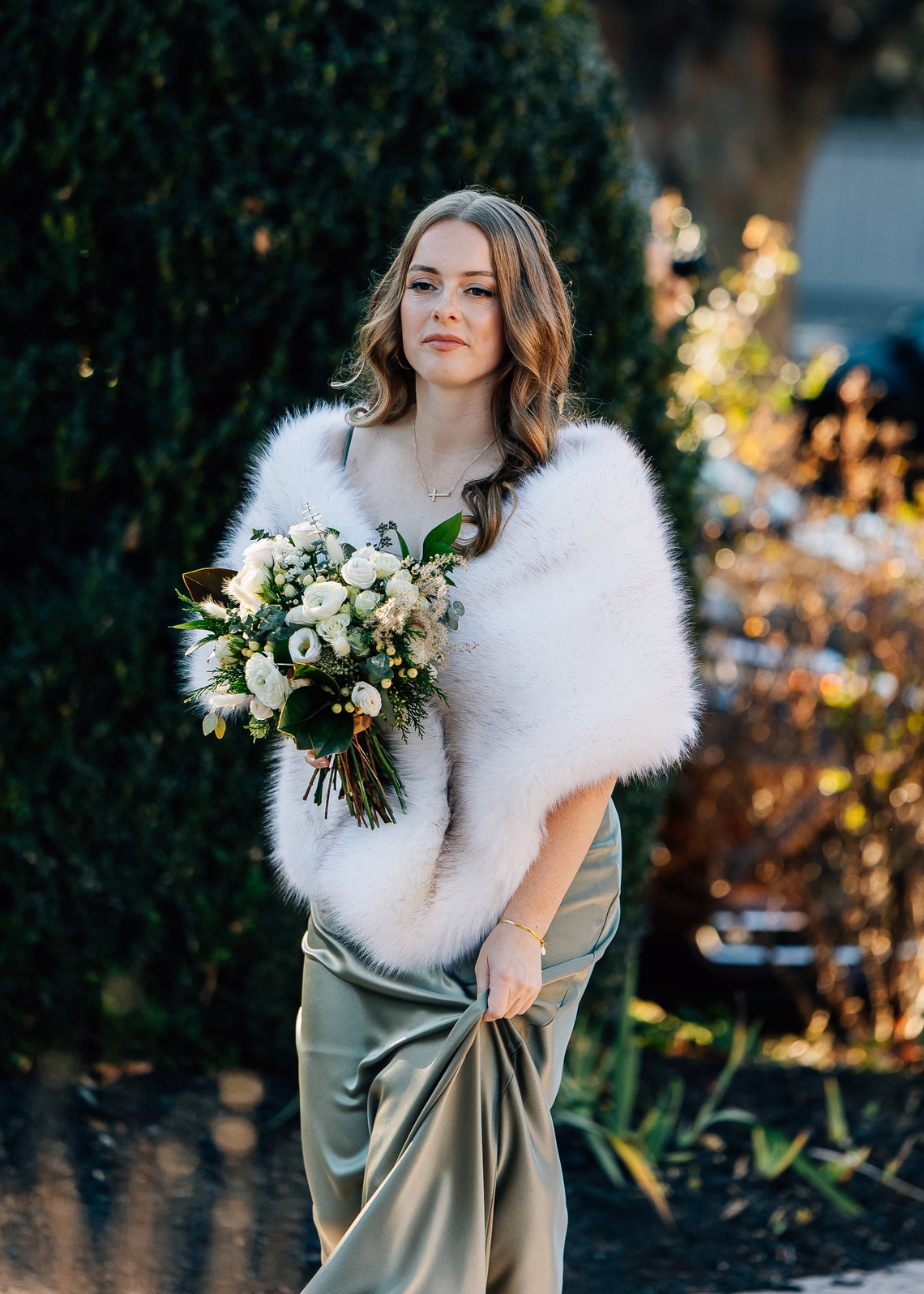 女性の結婚式のラップジャケット,メッシュ,財布,ケープ,結婚 - Stole Wedding Shawl のレビューと価格