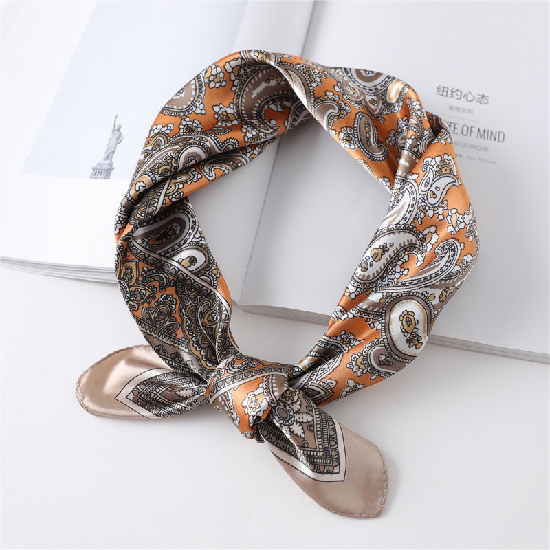 60 センチメートル高級正方形シルクスカーフ女性のためのヒジ - Silk Neck Scarf のレビューと価格