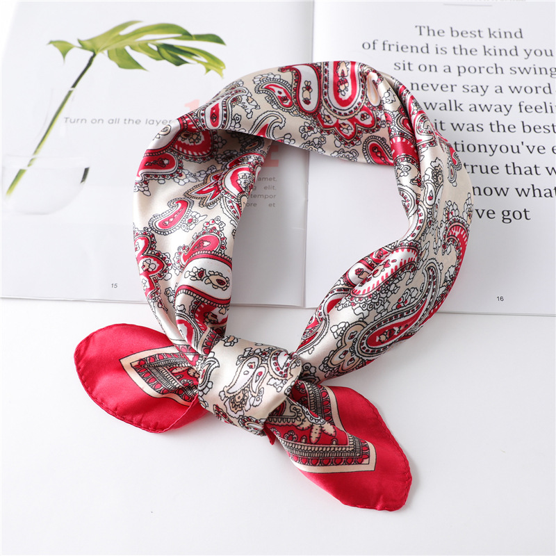 60 センチメートル高級正方形シルクスカーフ女性のためのヒジ - Silk Neck Scarf のレビューと価格